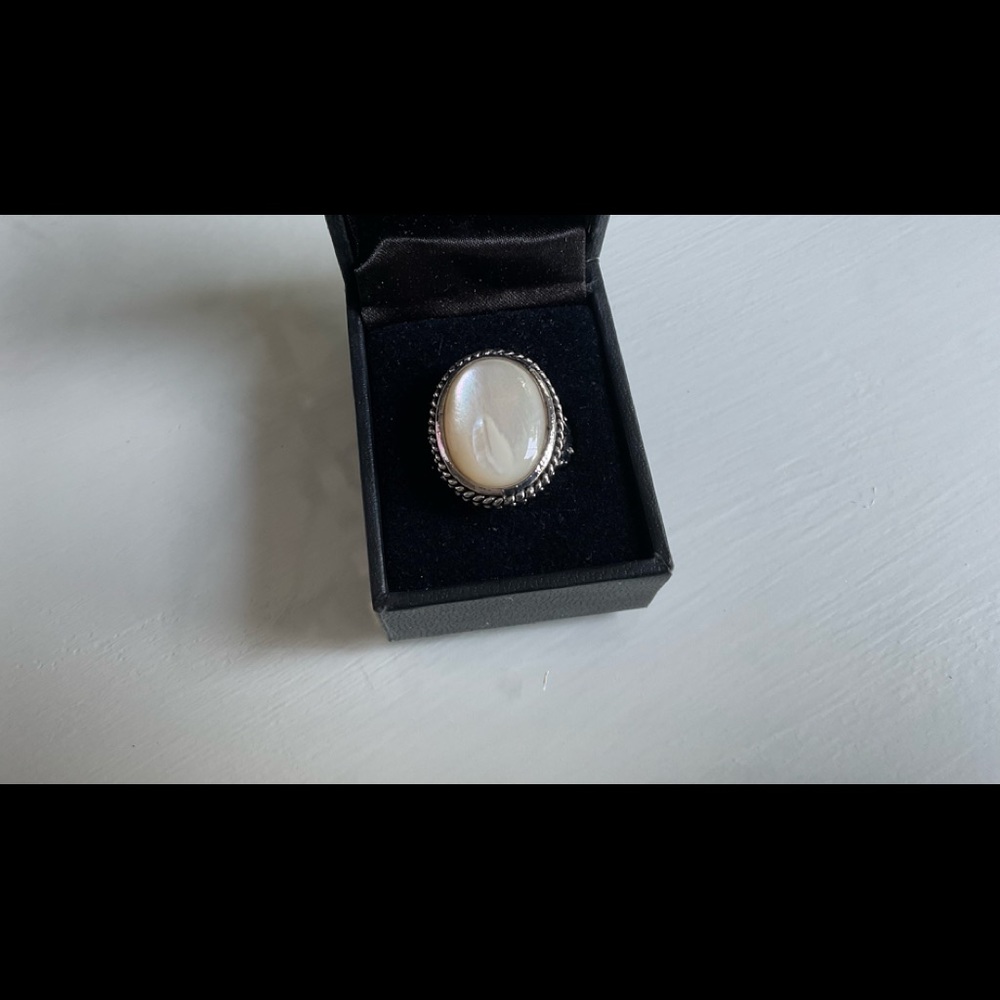 Mother of Pearl, Southwestern Style Ring.